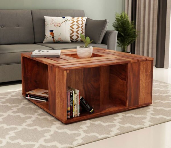 Coffee Table with Center Storage