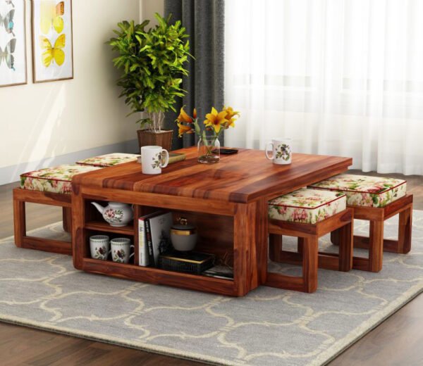 Coffee Table with Stools