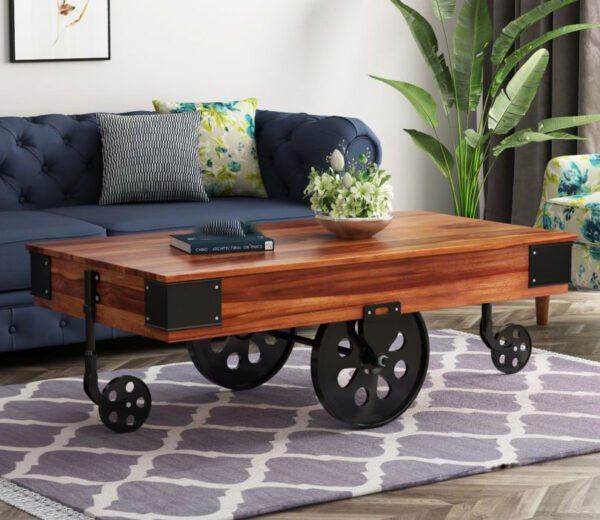 Coffee Table with Wheels