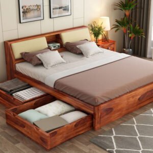 Bed with Full Drawer