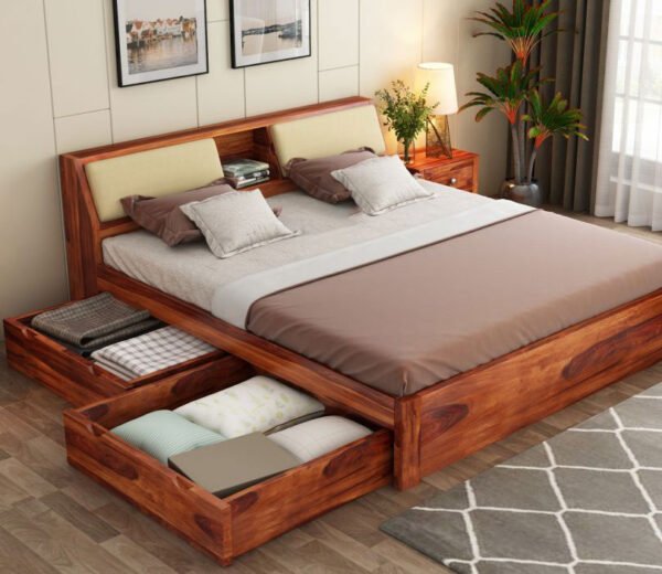 Bed with Full Drawer