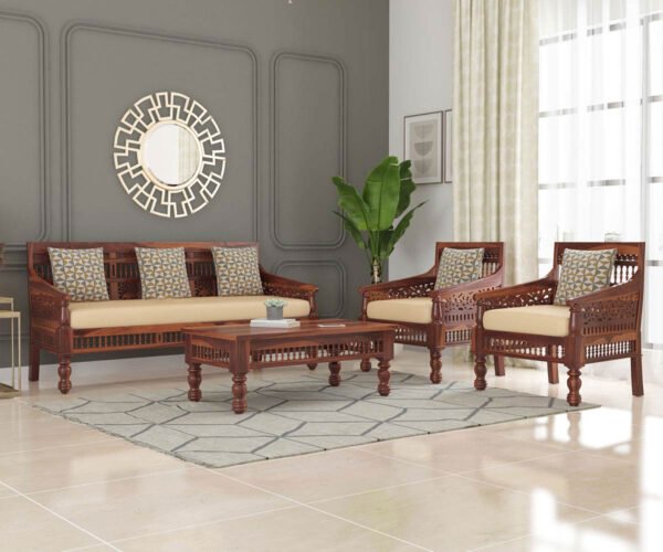 Wood Sofa set