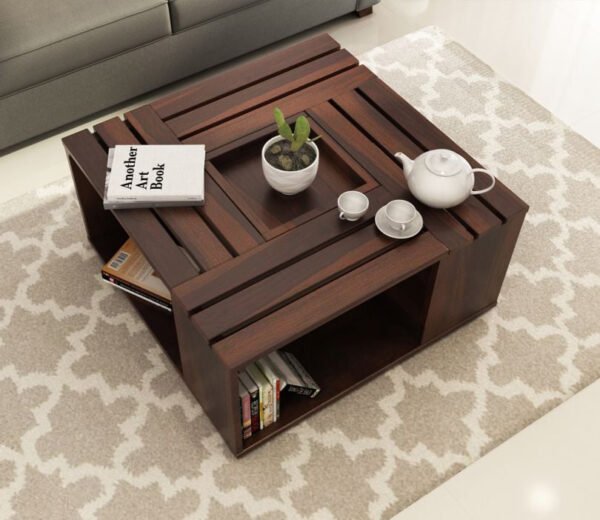 Coffee Table with Center Storage