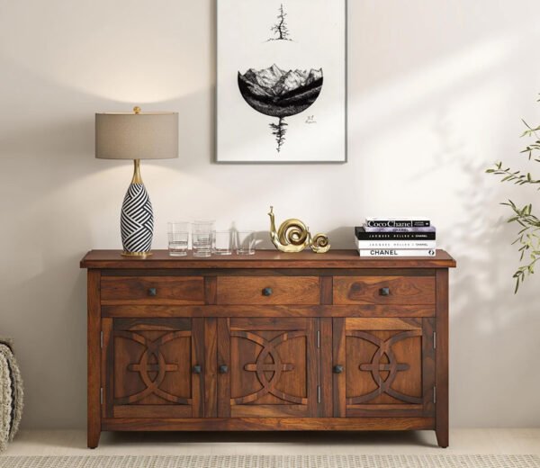 wood sideboard