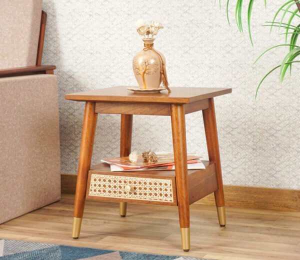 Wood Side Table